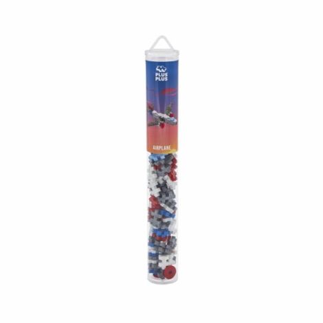 Set constructie Plus-Plus, tub 100 piese, Avion - poza 1
