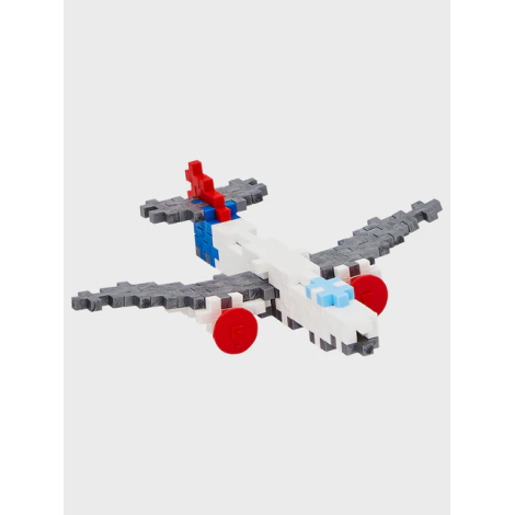 Set constructie Plus-Plus, tub 100 piese, Avion - poza 3