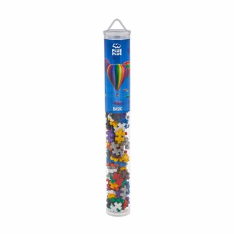 Set constructie Plus-Plus, tub 100 piese, culori standard - poza 1