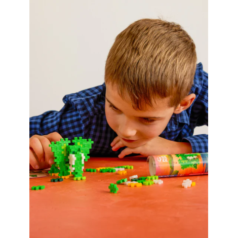 Set constructie Plus-Plus, tub 100 piese, Elefant - poza 3