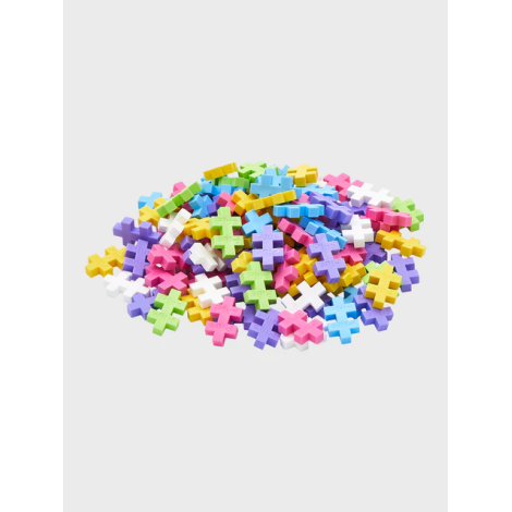 Set constructie Plus-Plus, tub 100 piese, Pastel Mix - poza 3
