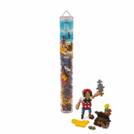 Set constructie Plus-Plus, tub 100 piese, Pirat - poza 2