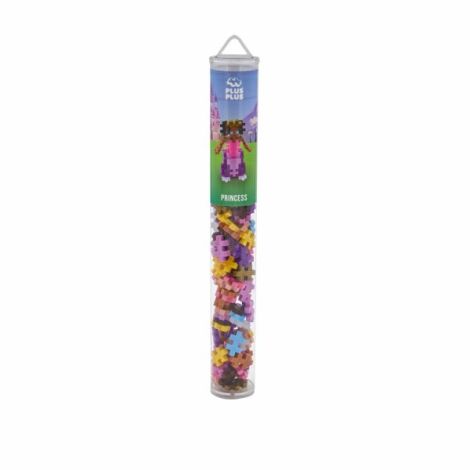Set constructie Plus-Plus, tub 100 piese, Printesa - poza 1