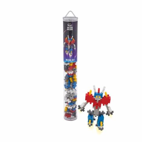 Set constructie Plus-Plus, tub 100 piese, Robot mecanic - poza 2