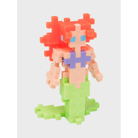 Set constructie Plus-Plus, tub 100 piese, Sirena - poza 3