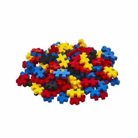 Set constructie Plus-Plus, tub 100 piese, Super erou - poza 4