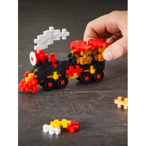 Set constructie Plus-Plus, tub 100 piese, Tren - poza 3