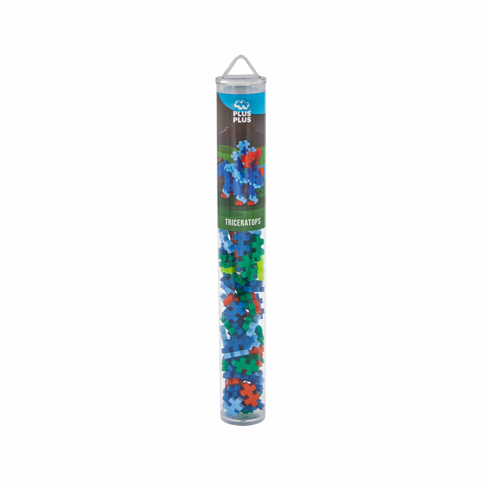 Set constructie Plus-Plus, tub 100 piese, Triceratops