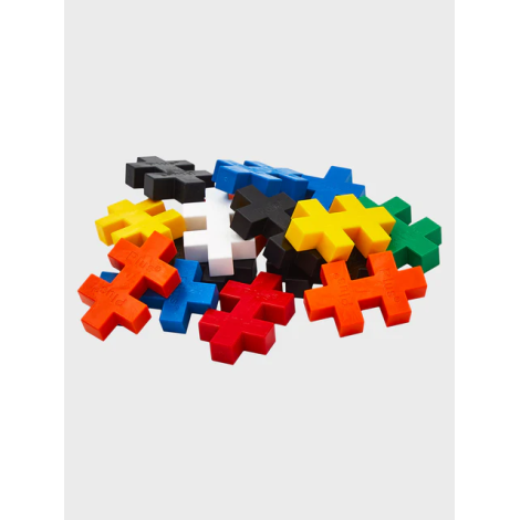 Set constructie Plus-Plus, tub 15 piese mari, culori standard - poza 3