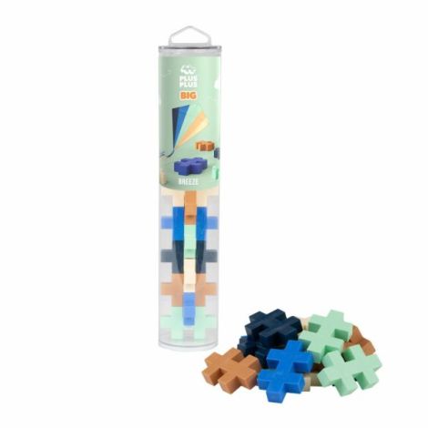 Set constructie Plus-Plus, tub 15 piese mari, culorile brizei - poza 2