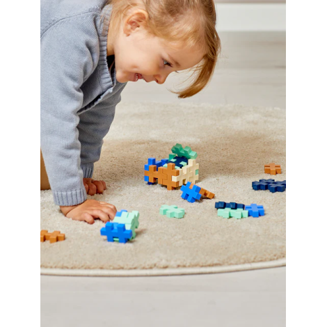 Set constructie Plus-Plus, tub 15 piese mari, culorile brizei - poza 3