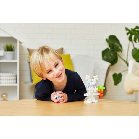 Set constructie Plus-Plus, tub 15 piese mari, Iepure - poza 3