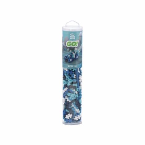 Set constructie Plus-Plus, tub 200 piese, Masini colorate - Apa - poza 1