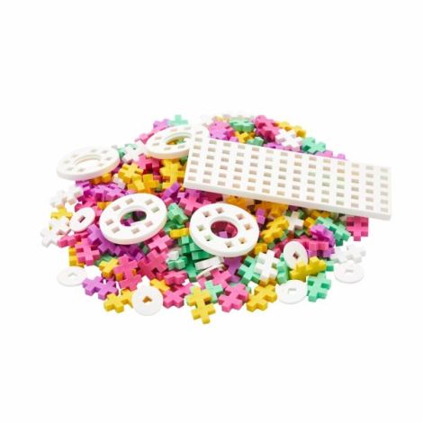 Set constructie Plus-Plus, tub 200 piese, Masini colorate - Bomboana - poza 3