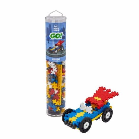 Set constructie Plus-Plus, tub 200 piese, Masini colorate - Erou - poza 2