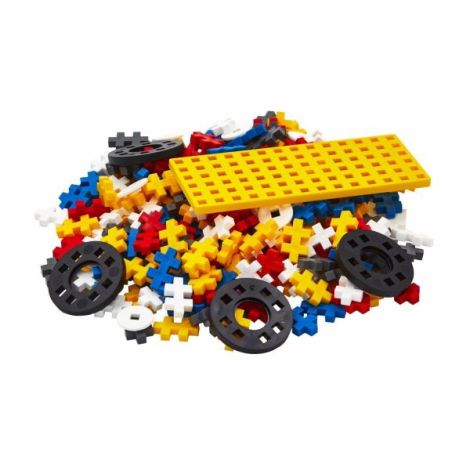 Set constructie Plus-Plus, tub 200 piese, Masini colorate - Erou - poza 3