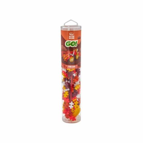Set constructie Plus-Plus, tub 200 piese, Masini colorate - Foc - poza 1