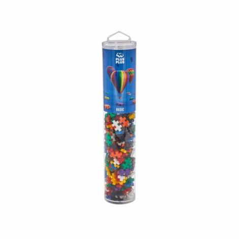 Set constructie Plus-Plus, tub 240 piese, Basic, culori standard - poza 1