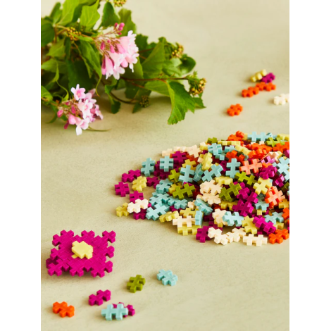 Set constructie Plus-Plus, tub 240 piese, Botanica Mix, culori botanice - poza 4