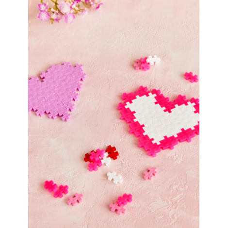 Set constructie Plus-Plus, tub 240 piese, I Love You Mix, culorile iubirii - poza 4
