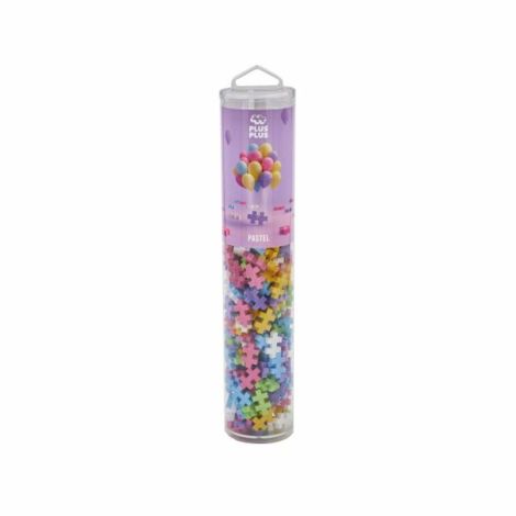 Set constructie Plus-Plus, tub 240 piese, Pastel Mix - poza 1