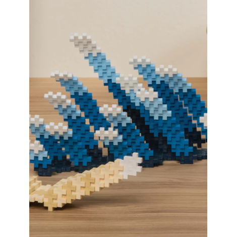 Set constructie Plus-Plus, tub creare tablou, Inspirat de Hokusai - poza 5