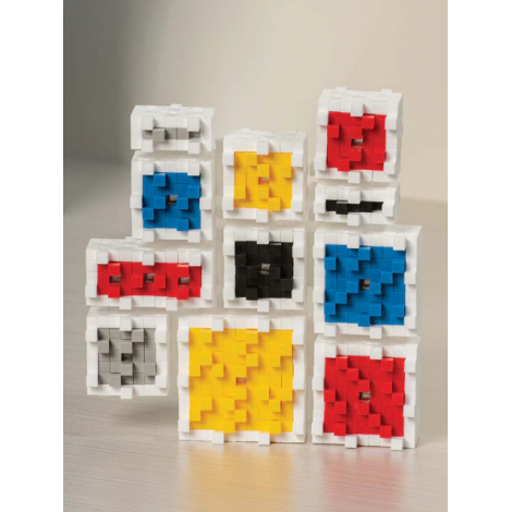 Set constructie Plus-Plus, tub creare tablou, Inspirat de Mondrian - poza 4