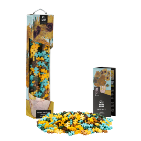 Set constructie Plus-Plus, tub creare tablou, Inspirat de Van Gogh - poza 4
