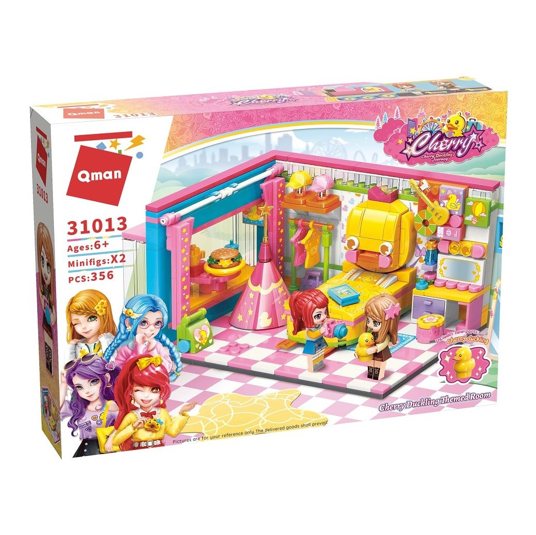 Set constructie Qman Magical Bedroom 356 piese - poza 2