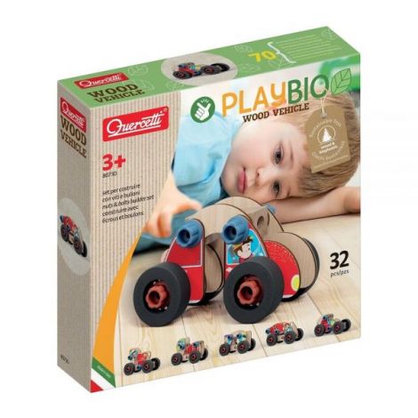 Set constructie vehicule Quercetti Bio - poza 1