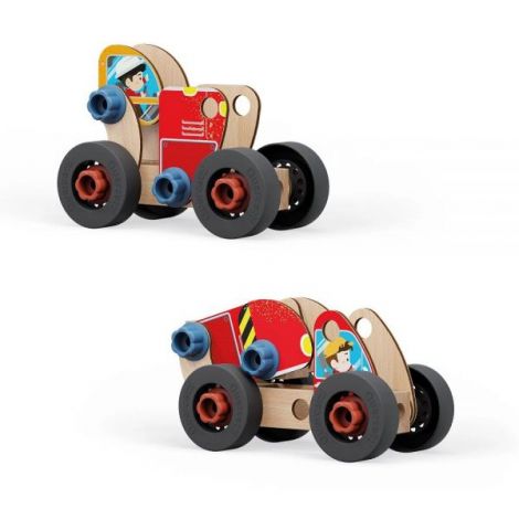 Set constructie vehicule Quercetti Bio - poza 4