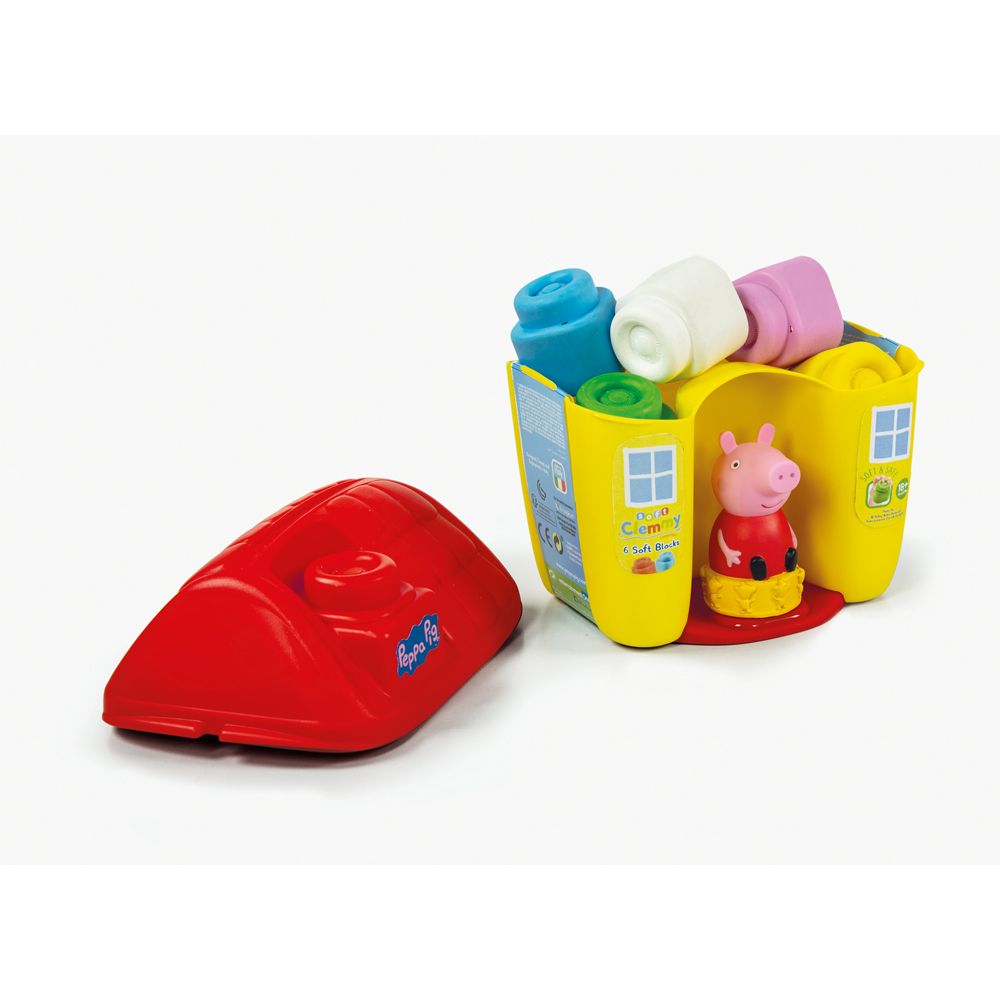 Set constructor bebelusi Clementoni Peppa Pig 6 piese - poza 2