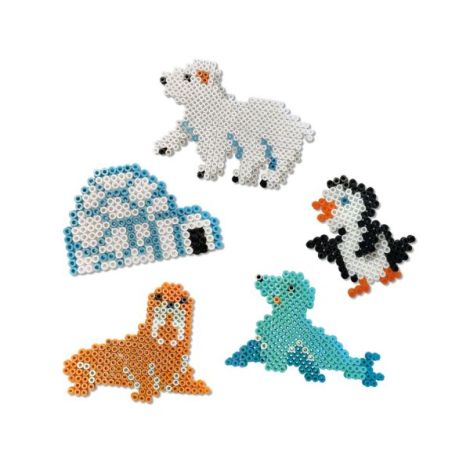 Set copii - Margele de calcat cu Animale polare - poza 3