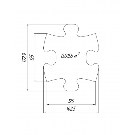 Set covorase ortopedice senzoriale puzzle Mini Puzzle Muffik - poza 2