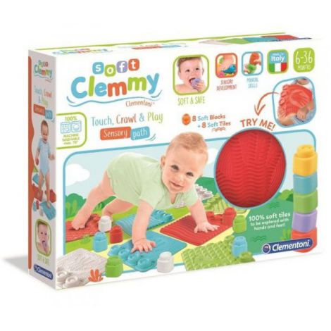 Set covorase senzoriale Clementoni Soft clemmy 17352, 16 bucati - poza 2