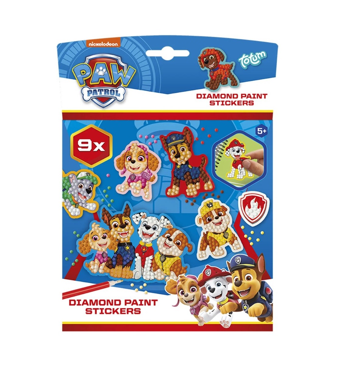 Set creatie abtibilduri mozaic Totum Paw Patrol - poza 3