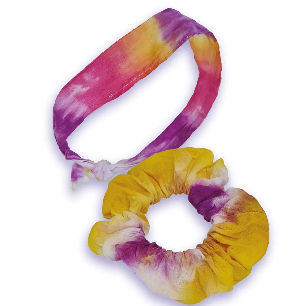 Set creatie accesorii de par colorate AM-AV Tie-Dye Fashion Time - poza 2