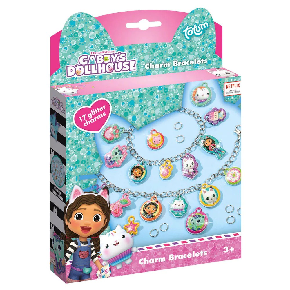 Set creatie bratari cu sclipici Totum Gabby s Dollhouse - poza 1