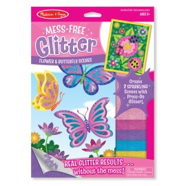 Set creatie cu sclipici Fluturi si flori - poza 1