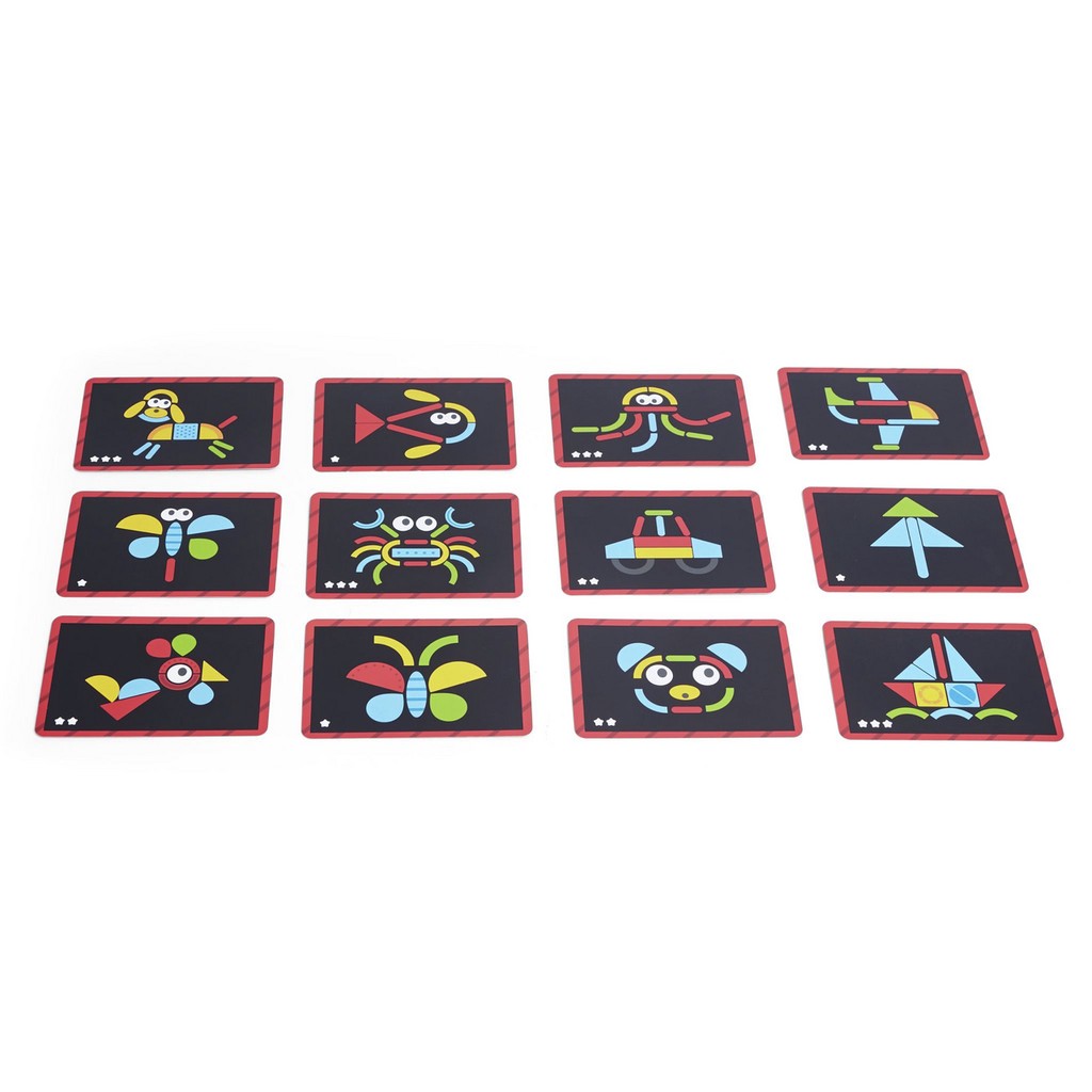 Set creatie magnetic Hape Magic Art Box 111 piese - poza 5