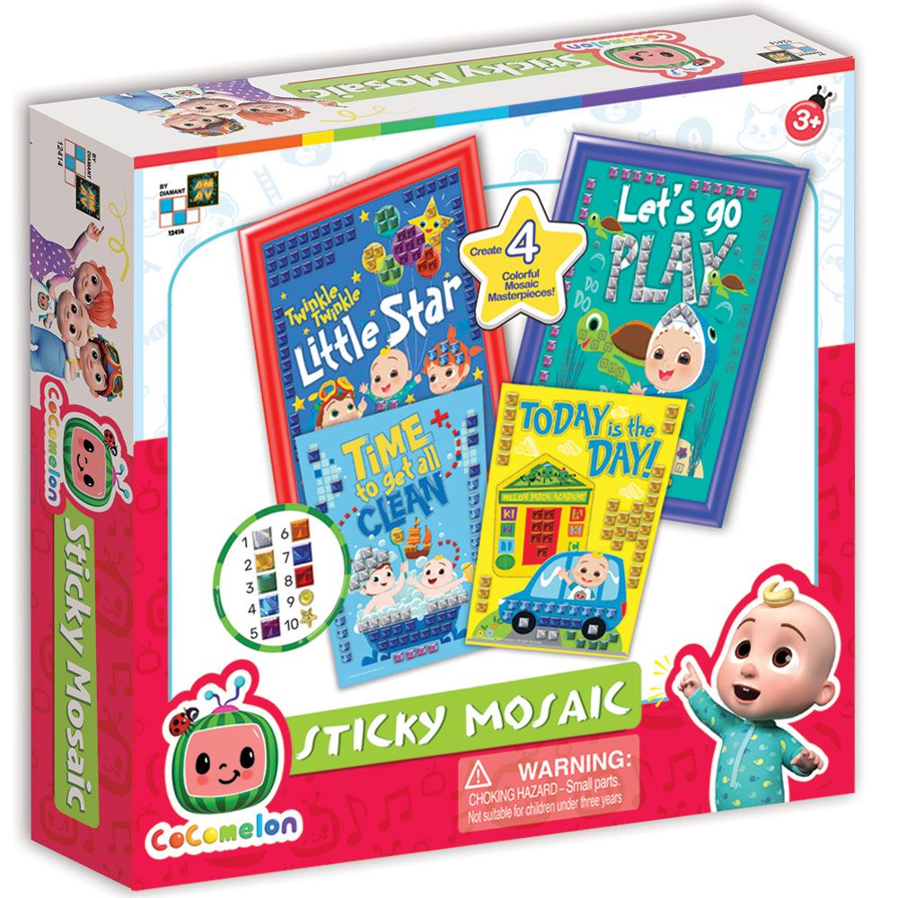 Set creatie mozaic cu abtibilduri Cocomelon - poza 1