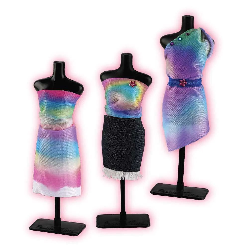 Set creatie rochii papusi AM-AV Design Tie-Dye Dolls - poza 1