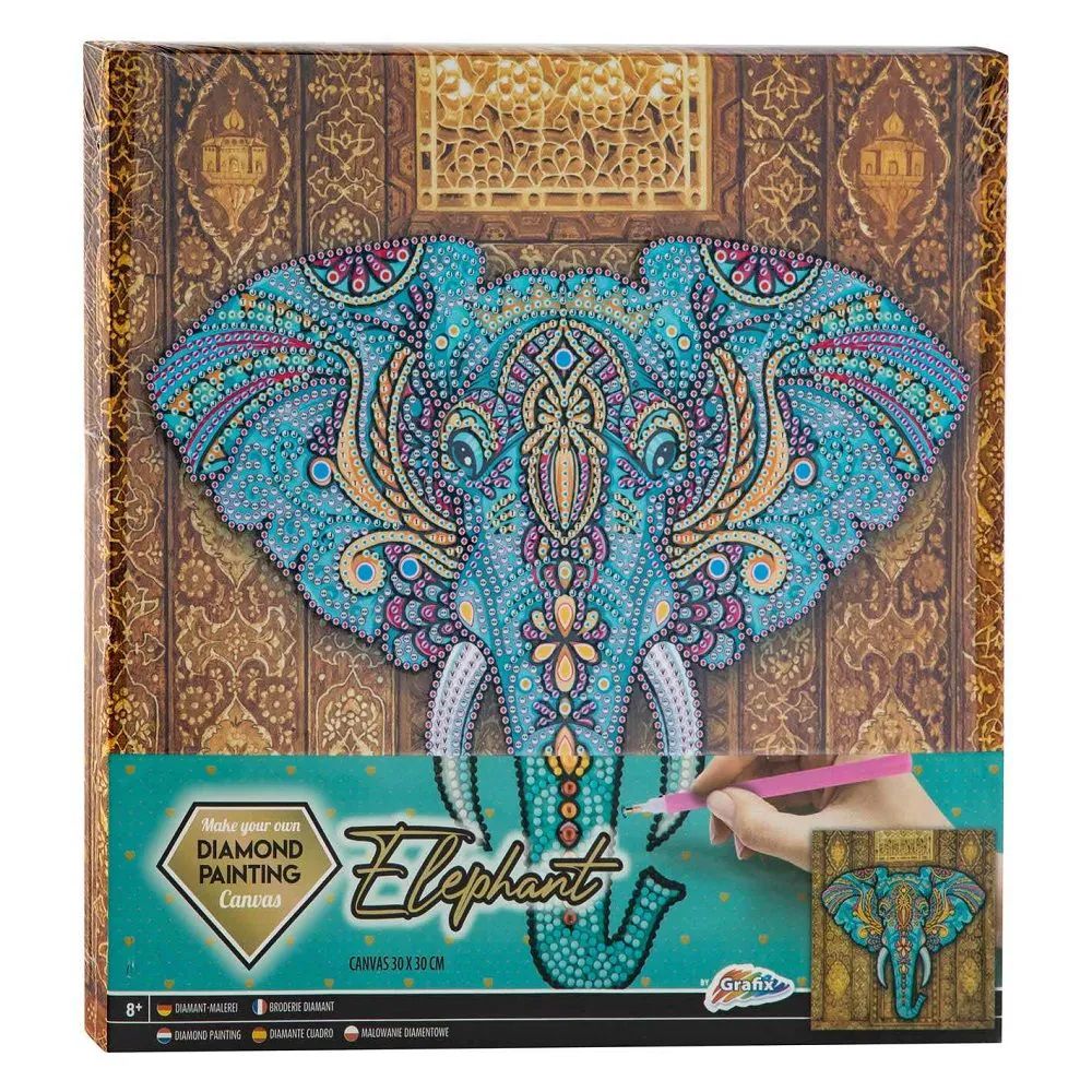 Set creatie tablou cu diamante Grafix Diamond Painting 30x30 cm - poza 1