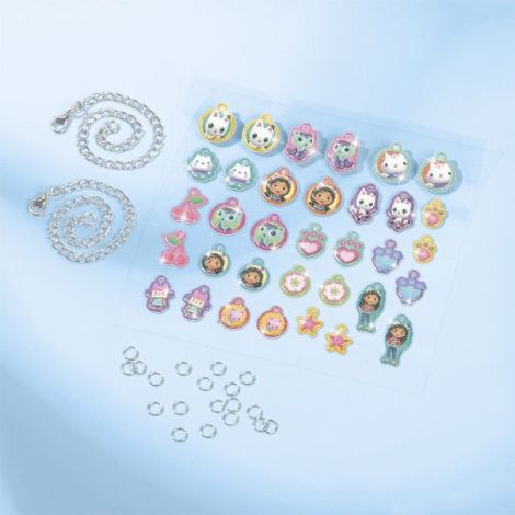 Set creativ 2 in 1, Bratari cu sclipici si carioci spray, Gabby s Dollhouse - poza 3