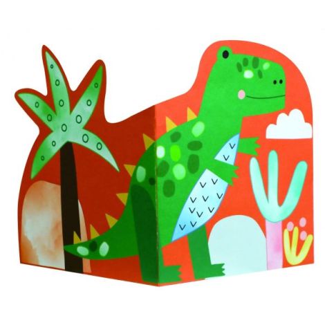 Set creativ 2 in 1 - Pictura si Origami - Dinozauri - poza 4