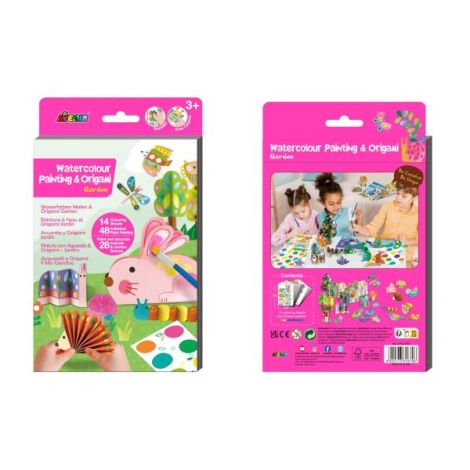 Set creativ 2 in 1 - Pictura si Origami - Gradina - poza 3
