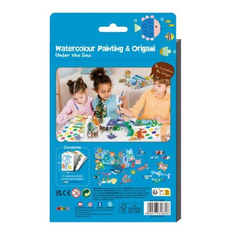 Set creativ 2 in 1 - Pictura si Origami - Subacvatic - poza 2