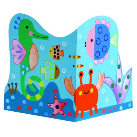 Set creativ 2 in 1 - Pictura si Origami - Subacvatic - poza 3