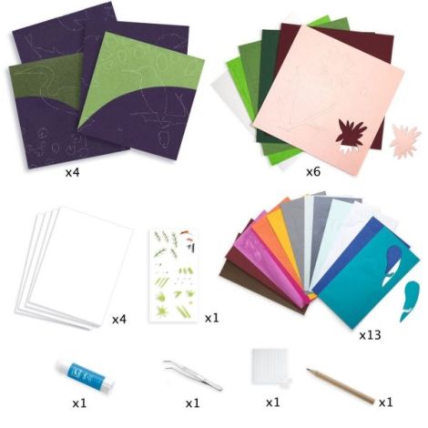 Set creativ 3D din hârtie, Djeco - poza 4