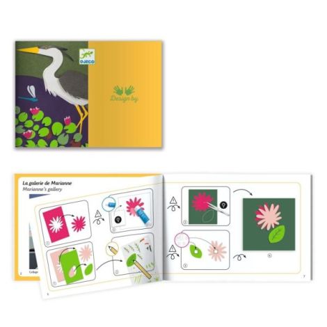 Set creativ 3D din hârtie, Djeco - poza 5